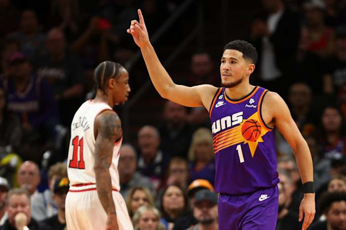 G Devin Booker lit up the Footprint Center with 51 points on Wednesday's contest against the Chicago Bulls.